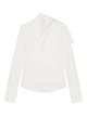 Courregès Cotton Asymmetrical Blouse