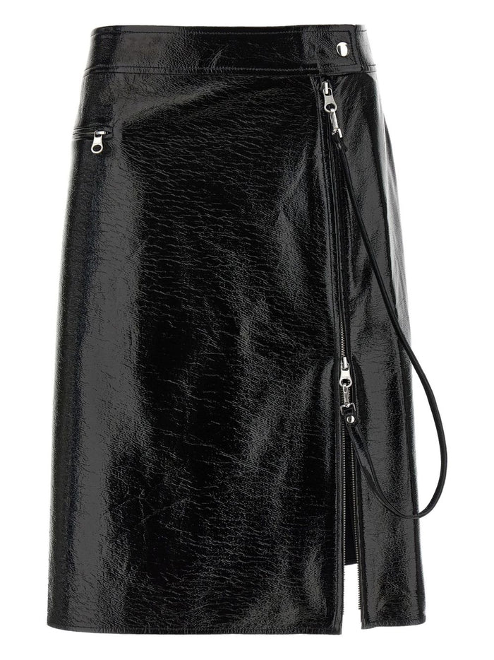 Courregès Vynil Midi Skirt