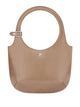 Courregès Holy Leather Shoulder Bag With Rounded Handle