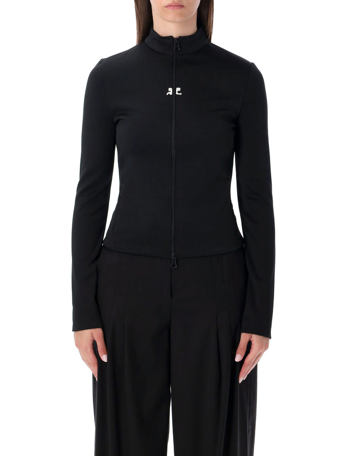 Courregès Courrèges Jersey Zip Jacket