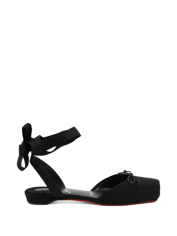 Christian Louboutin Cassia Lace Up Flat Sandals