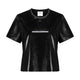 Courregès Ss T-Shirt -  - Vinyl - Black