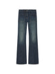 Courregès Vintage Blue Denim Flare Pants