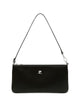 Courregès Black Viscose Silk Shoulder Bag