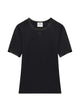 Courregès Black Cotton T-Shirt