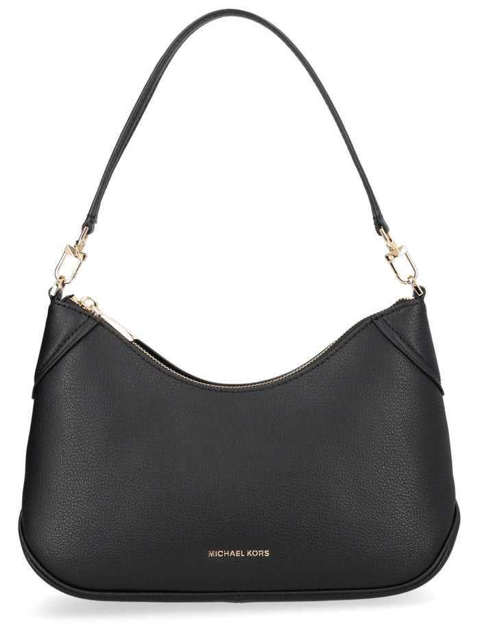 Michael Michael Kors Black Cow Leather Crossbody