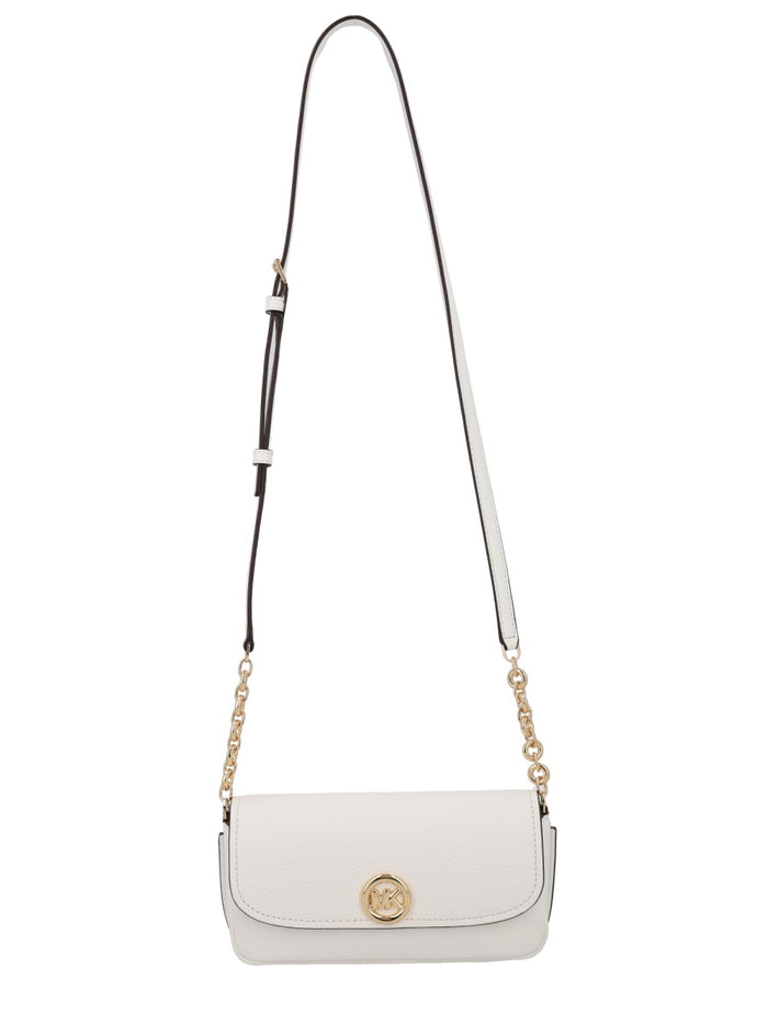 Michael Michael Kors White Cow Leather Crossbody