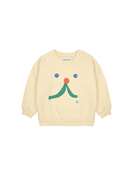 Bobo Choses Baby Funny Face Sweatshirt
