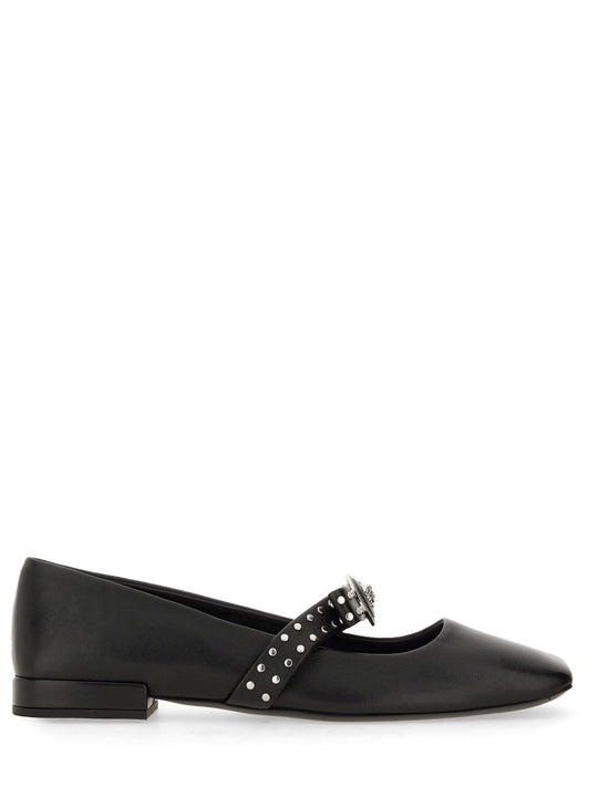 Versace Ballerina "Gianni" Ribbon With Studs