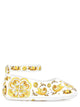 Dolce & Gabbana Ball. With Tassel Strap Stam Azulejos Yellow
