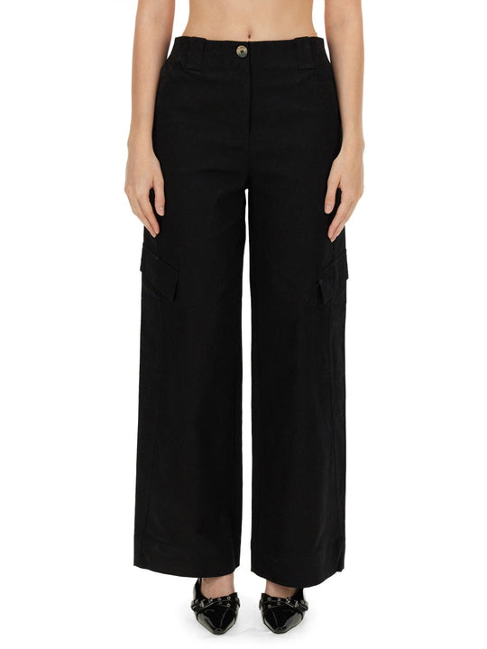 Ganni Herringbone Pants