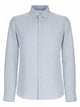120% Lino White Linen Shirt