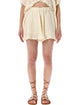 120% Lino 120% Lino Crinkle Linen Shorts