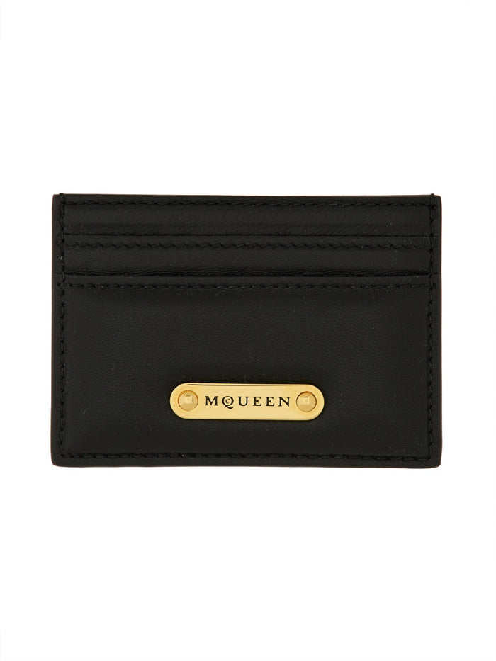 Alexander Mcqueen Leather Card Holder