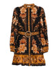 Farm Rio Patterned Silk Dress