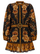 Farm Rio 'Majestic Garden Black' Dress