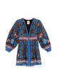 Farm Rio Patterned Silk Dress