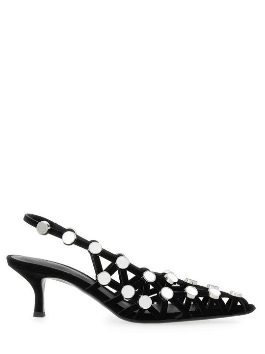 The Attico Slingback "Grid"