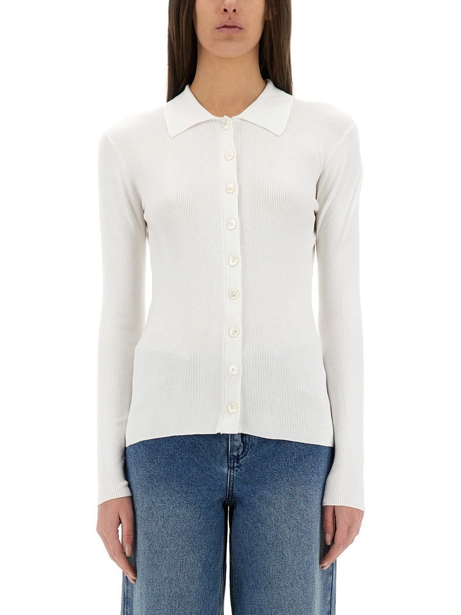 Michael By Michael Kors Ribbed Cardigan