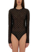 Givenchy Monogram Tulle Bodysuit