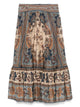 Zimmermann Ascension Printed Silk Skirt