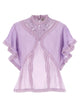 Farm Rio Openwork Detail Blouse