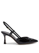 Ninalilou Black Leather Heeled Shoes