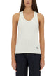 Bottega Veneta Ribbed Cotton Jersey Top