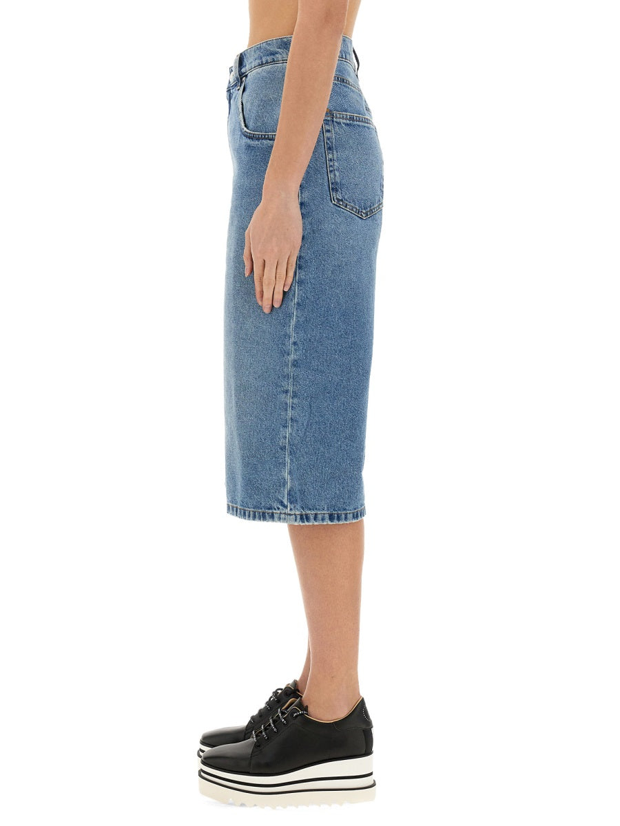 Stella Mccartney Denim Bermuda Shorts