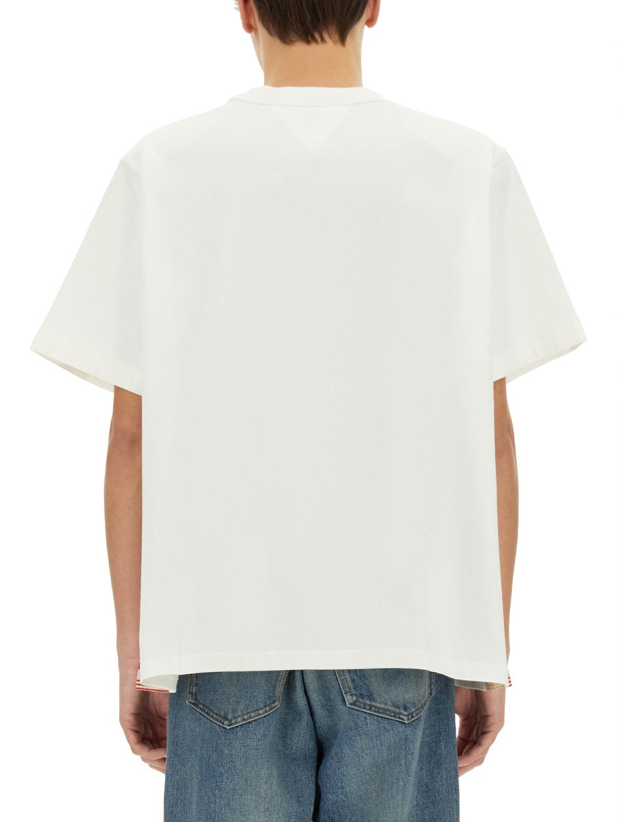 Bottega Veneta Checkered T-Shirt Made Of Soft Cotton Jersey