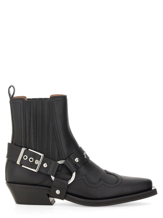 Ganni Chelsea Western Fitted Boot