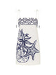 Farm Rio "Coast Stars" Off-White Mini Dress