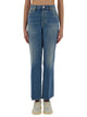 Gucci Denim Pants With Logo Label