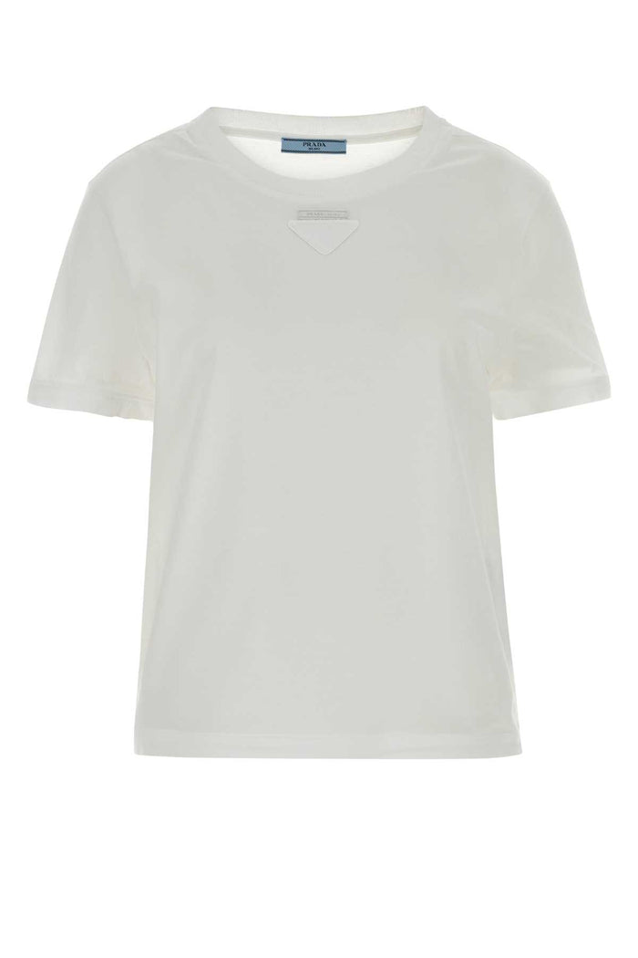 Prada White Cotton T-Shirt