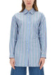Etro Jacquard Shirt And Knot In The Back