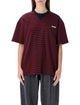 Prada Prada Striped Oversized Jersey T-Shirt