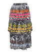 Farm Rio Multicolor Ruta Maxi Ruffled Skirt