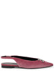 Celine Alma Triomphe Velvet Flat Slingback 05