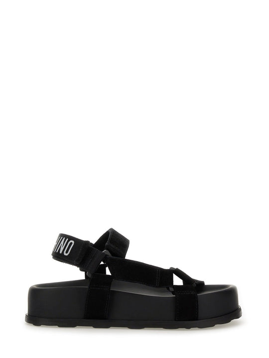 Moschino Sandal With Logo