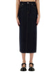Moschino Long Denim Skirt