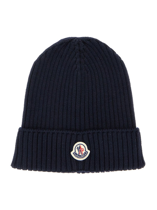 Moncler Logo Beanie Hat