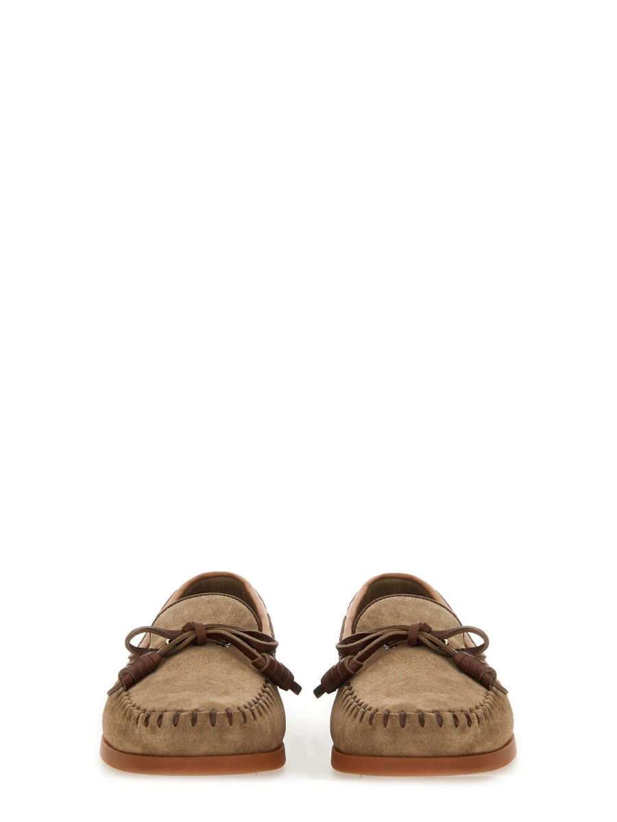 Valentino Garavani "Palm Avenue" Boat Moccasin