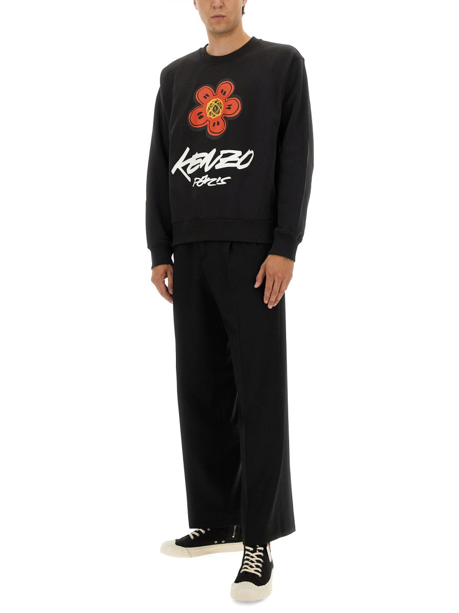 Kenzo Cotton Sweatshirt "Kenzo X Futura 2000"