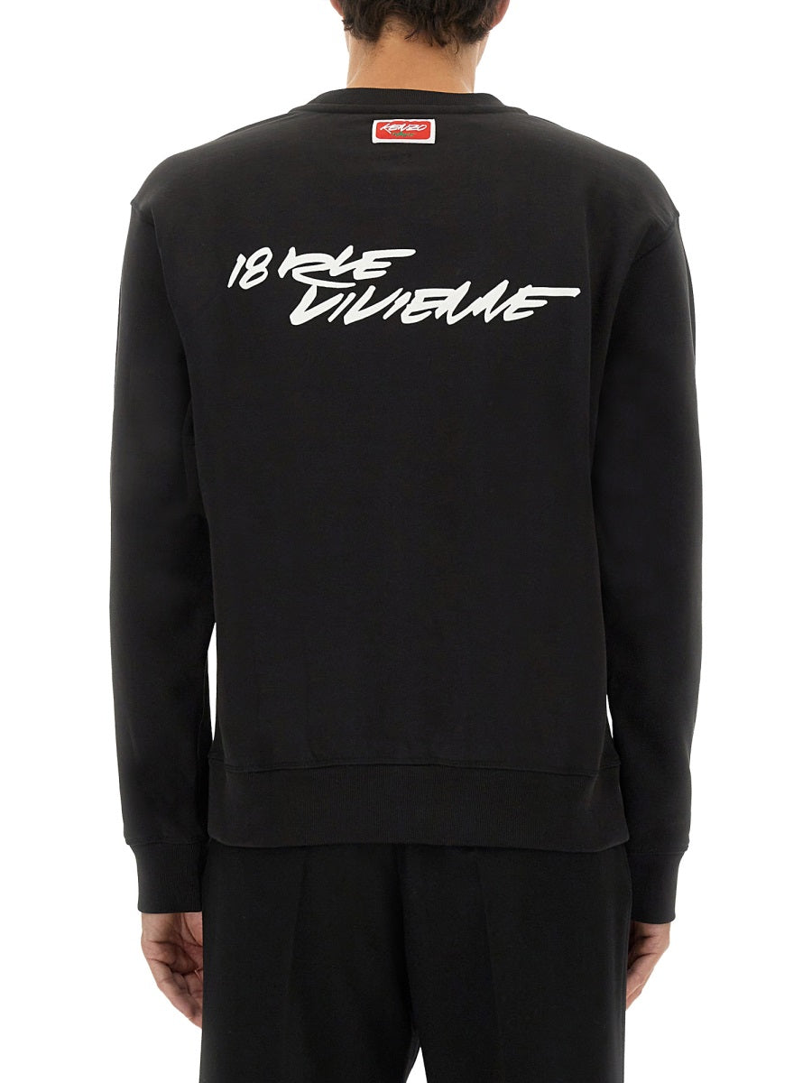 Kenzo Cotton Sweatshirt "Kenzo X Futura 2000"