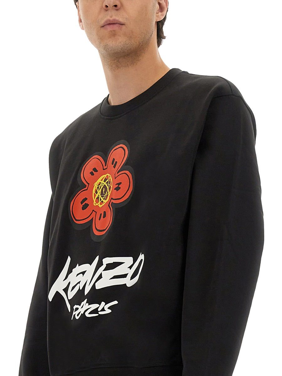 Kenzo Cotton Sweatshirt "Kenzo X Futura 2000"