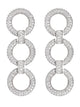 Self-Portrait Earrings With Crystals