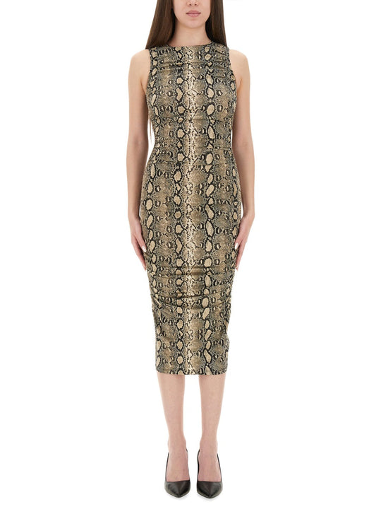 Michael By Michael Kors Animal Print Dress