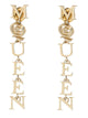 Alexander Mcqueen Logo Earrings