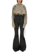 Rick Owens Drkshdw Cropped Hooded Tunic Sweatshirt