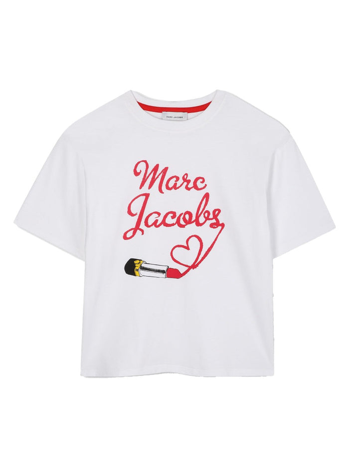 Marc Jacobs "Lipgloss" Logo T-Shirt